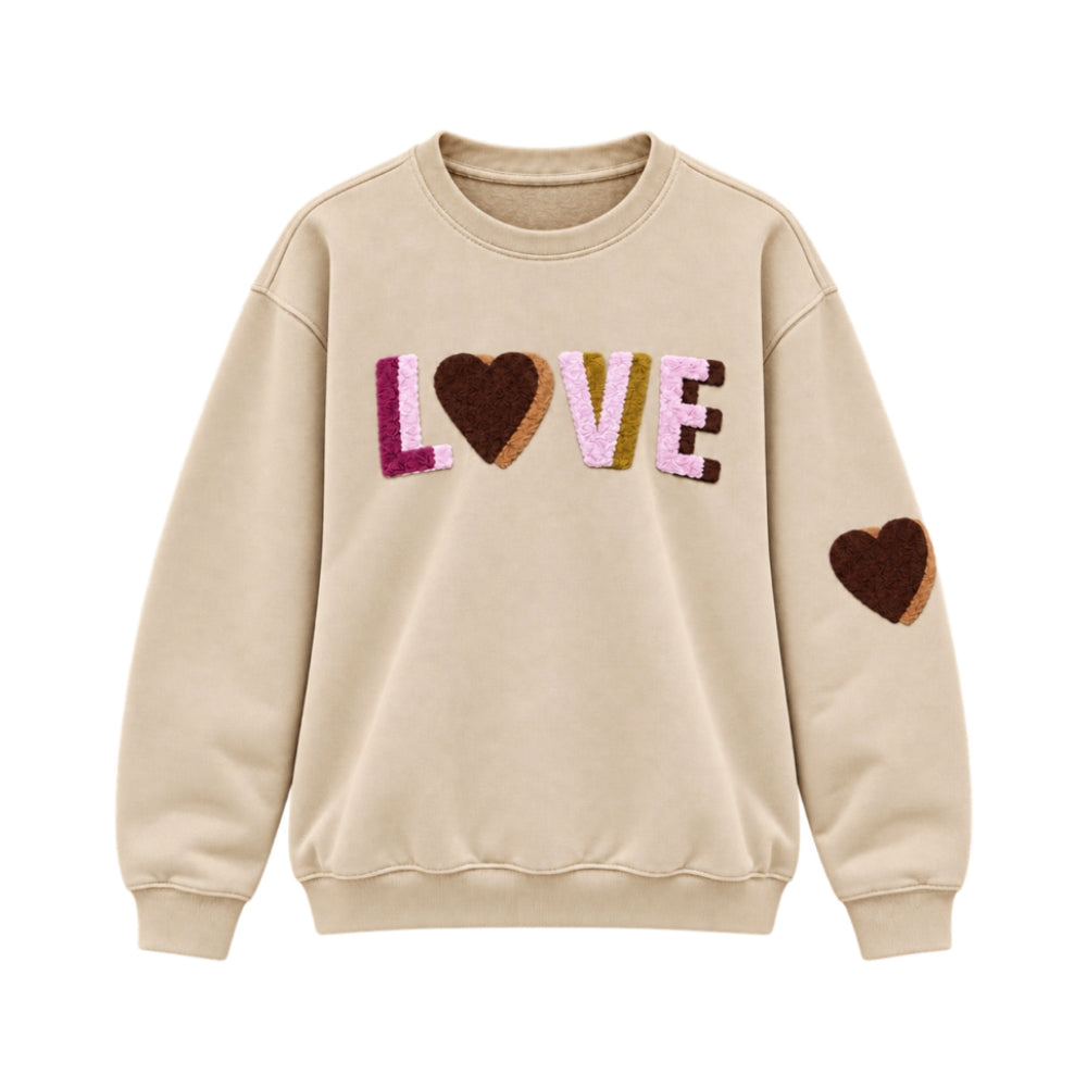 Lulu's Love sweatshirt - Dobb. Love (Sand)