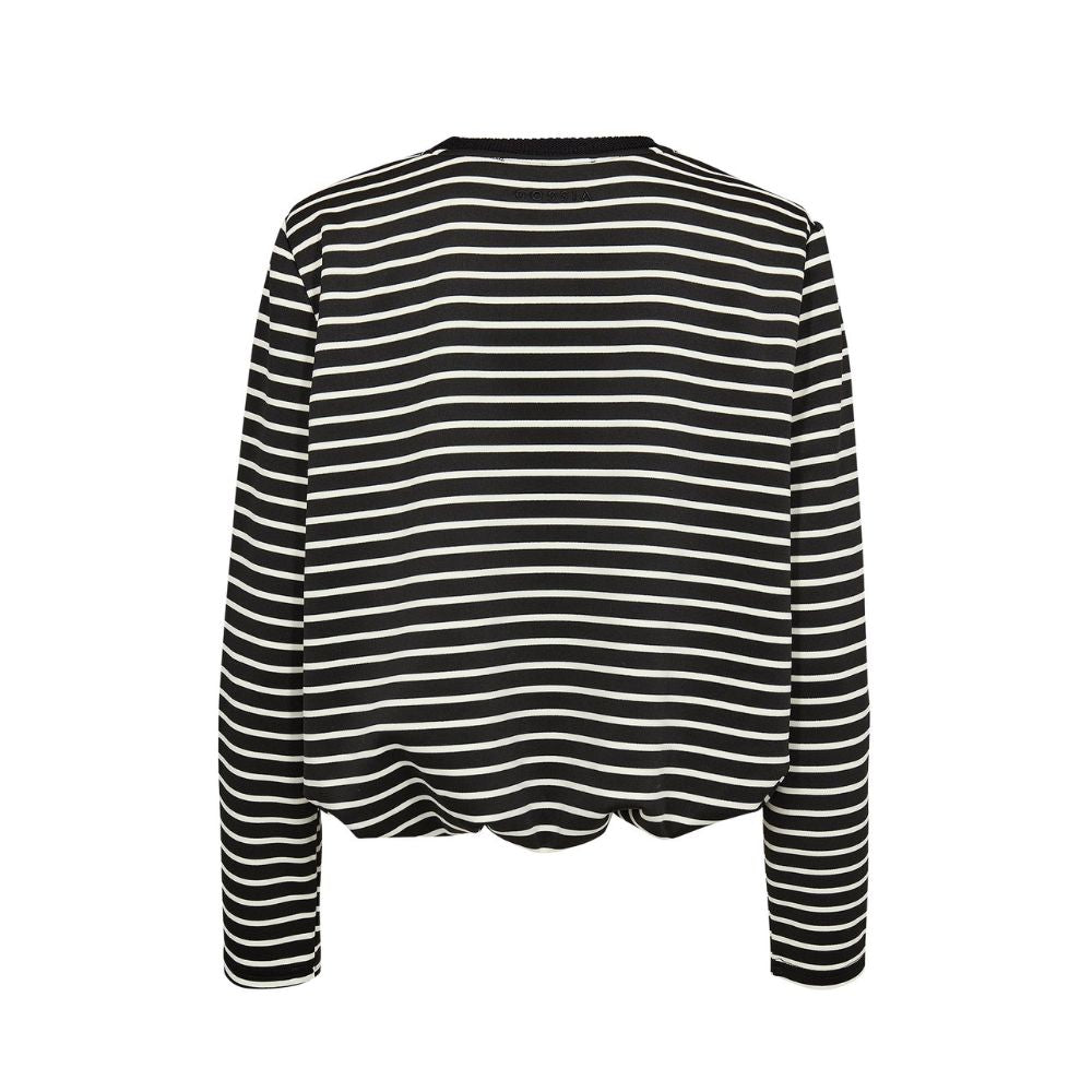 Gossia bluse – KinneGo (Sort/Hvid)