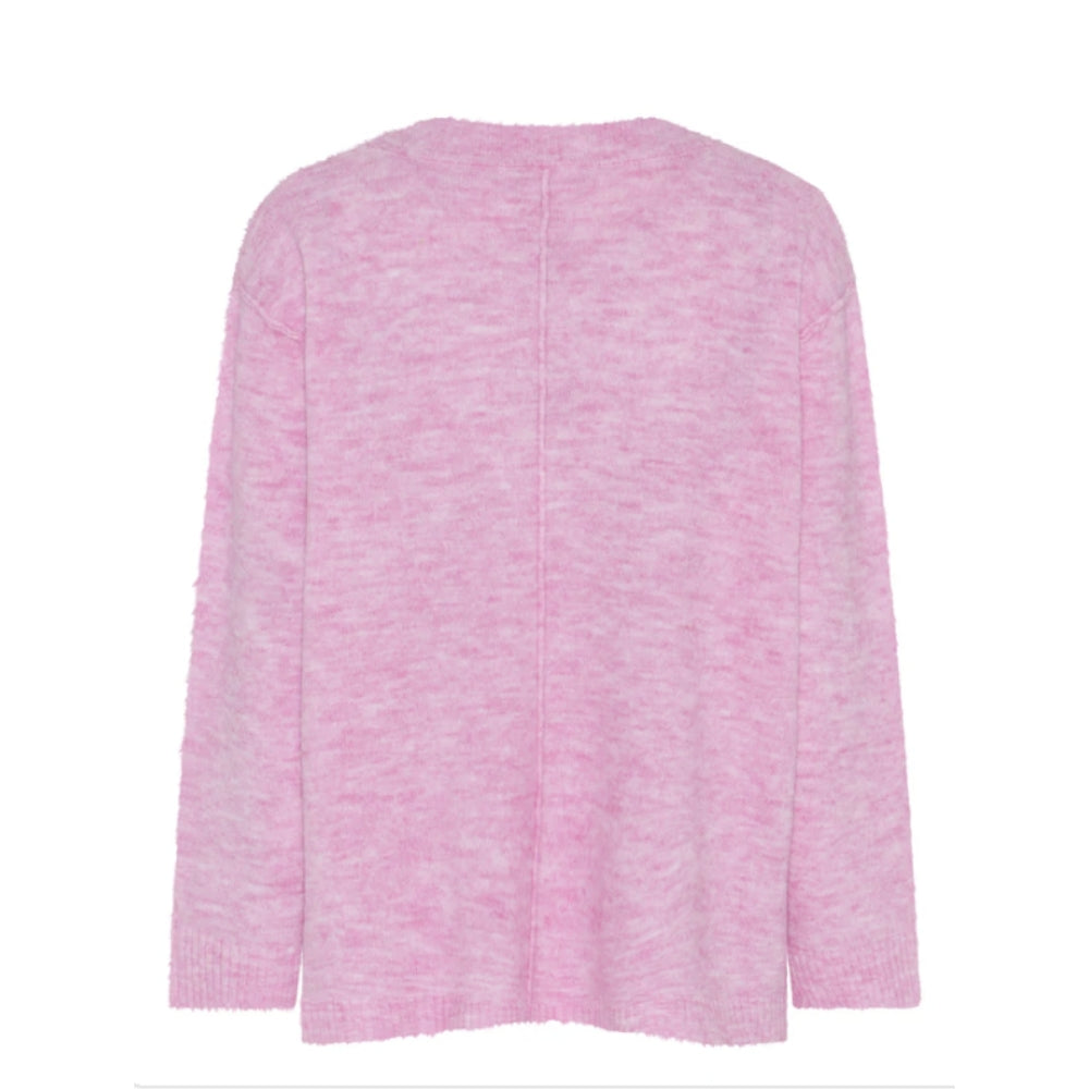 Humble strik - NinettHBS Oversize Pullover – 10977 – Soft pink melange