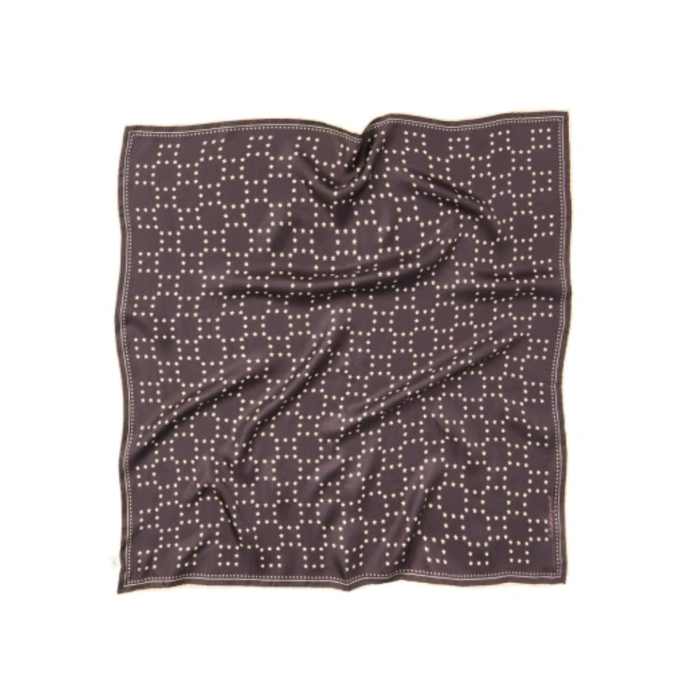 Beck Sondergaard tørklæde - Starlie Grid Sia Scarf – 2607300005 - Chocolate Torte