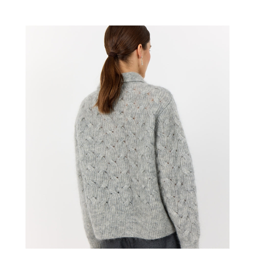 Lavete Room strik polo - LR-Niva 1 - 301413 - L9950 - Light Grey Melange