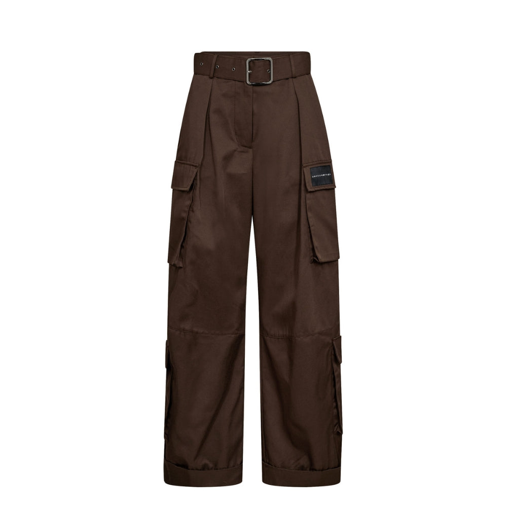Haute L Amitie cargo bukser - Rabi Cargo Pocket Pant – HL10705 – Mocca
