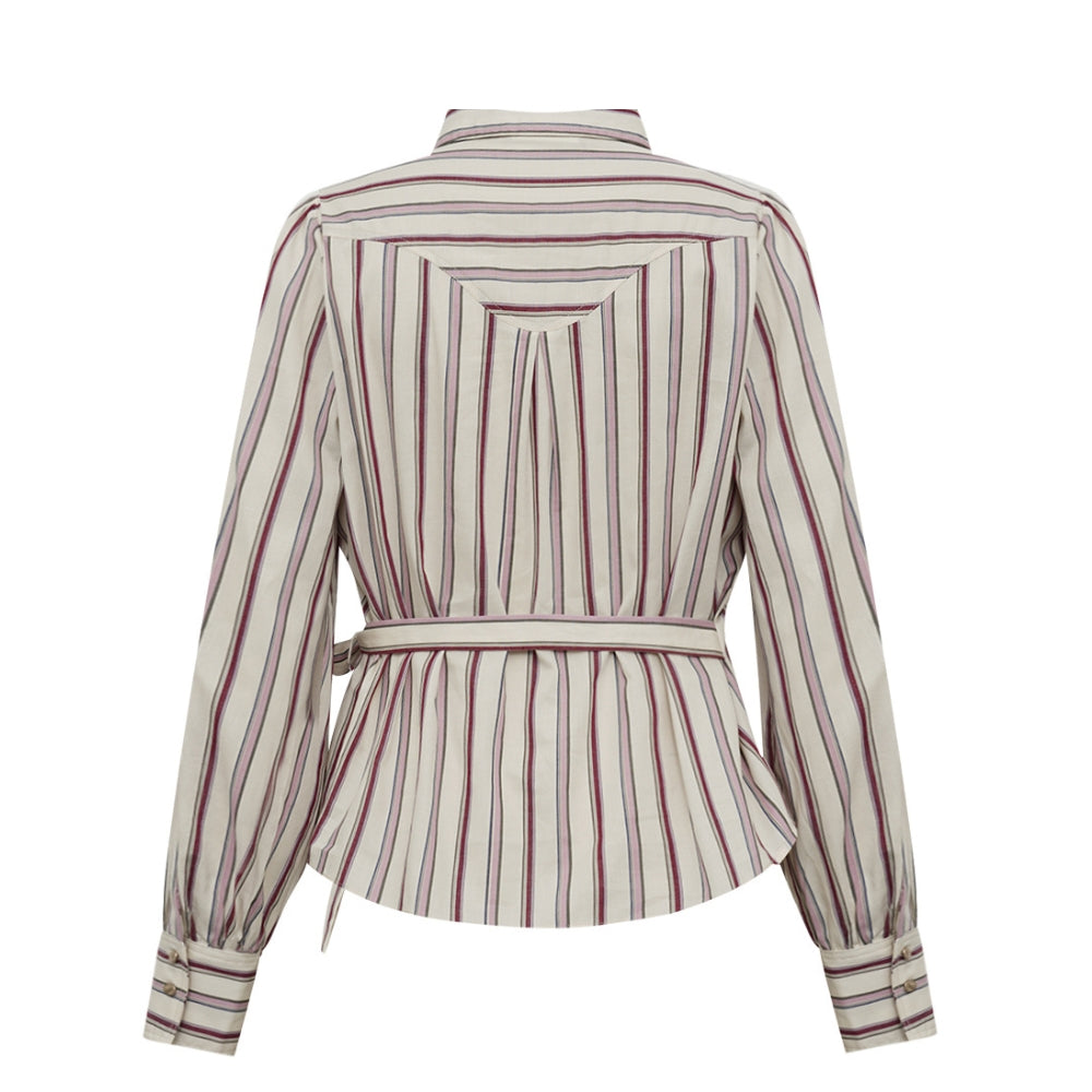 Gossia skjorte - FroGO Shirt – G3154 - Plum Stripes