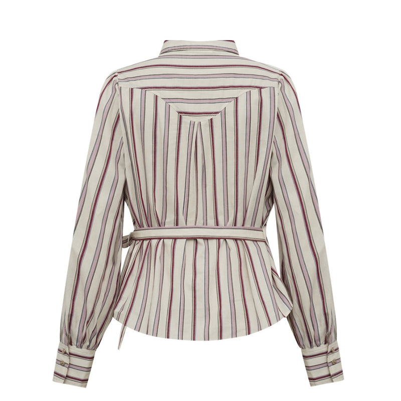 Gossia skjorte - FroGO Shirt – G3154 - Plum Stripes