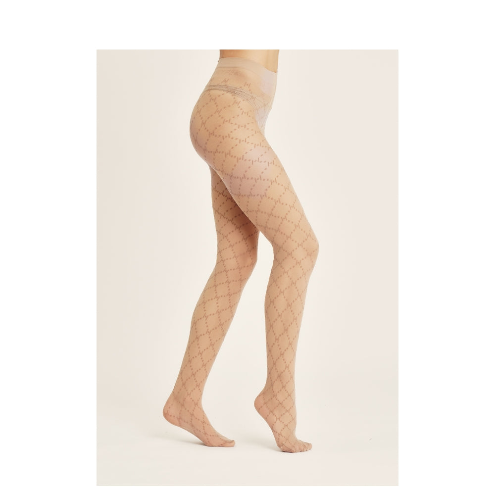 Hype the Detail strømpebukser - Tight logo 25den – 3-16013-77- 4355 Beige