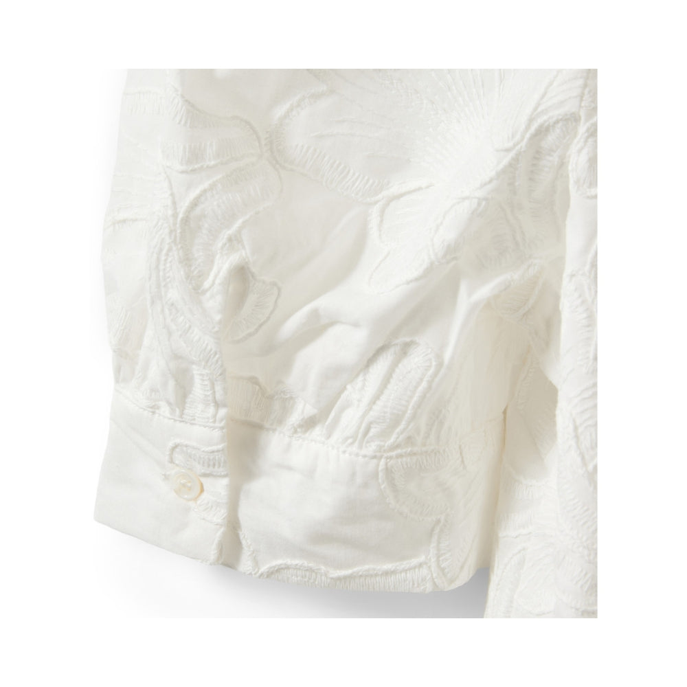Sofie Schnoor bluse - AhliaSW Puff sleeve blouse - S261395 - White 
