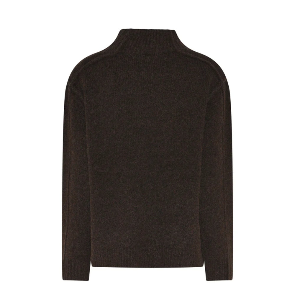 Humble strik - MazieHBS Pullover – 10896 – Dark Brown