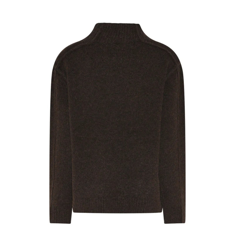 Humble strik - MazieHBS Pullover – 10896 – Dark Brown