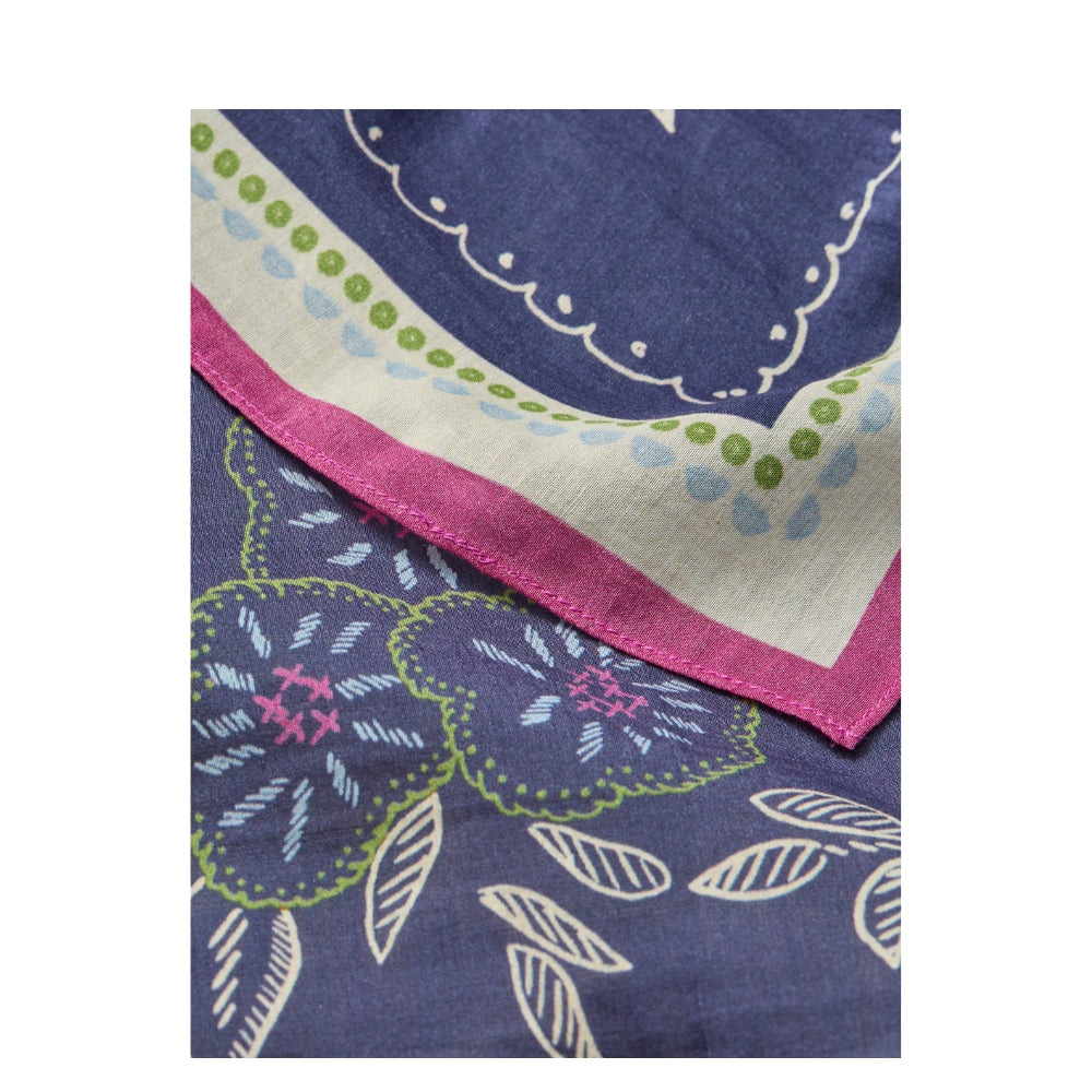 Beck Sondergaard tørklæde - Brodefloria Sico Scarf – 2604300009 – 0025 Naval Academy Blue