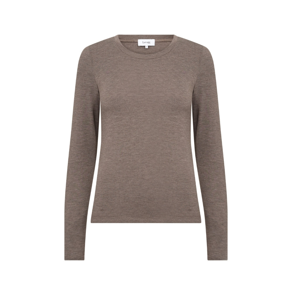 Leveté Room bluse – LR-Josephine 1 (Mørk sand)
