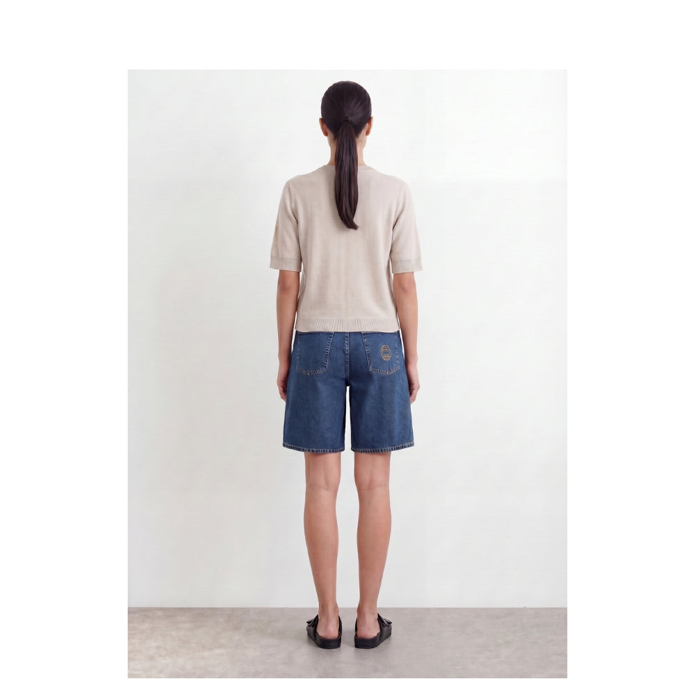 Levete Room denim shorts - LR-Rillo 5 – 201135 – 2627 Sea Blue
