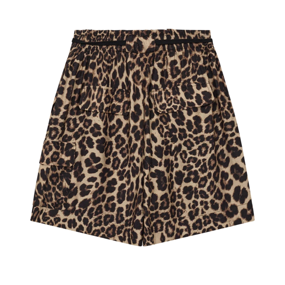 Copenhagen Muse leopard shorts CMGabby shorts - 260190 - Almond Peach w.