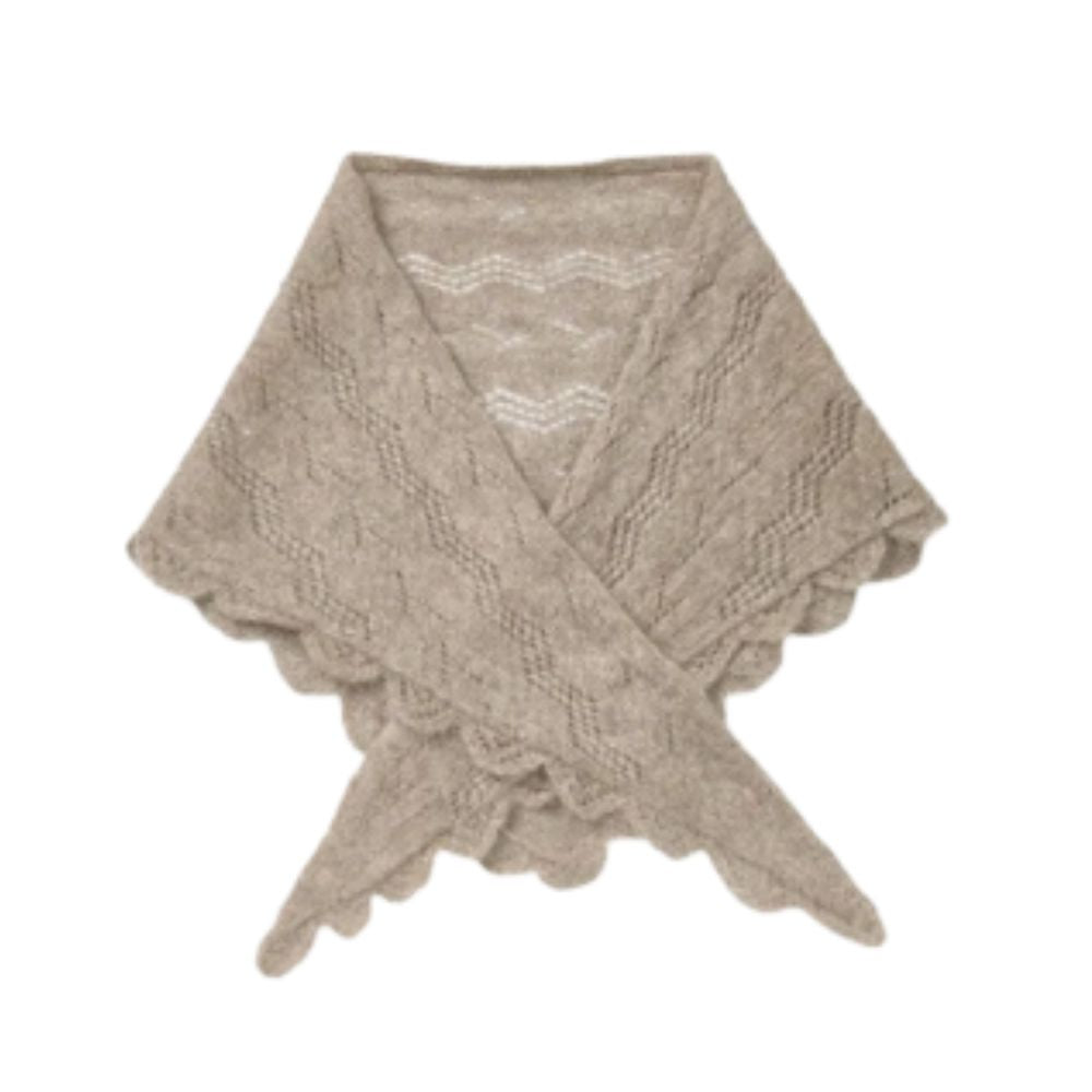 Beck Sondergaard tørklæde - Opany Triangle Scarf – 260730006000780101 – Melange Brown 
