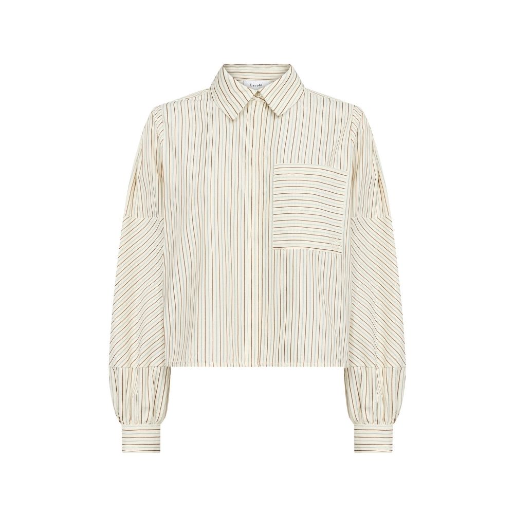 Leveté Room skjorte – LR-Tess 1 (Creme)