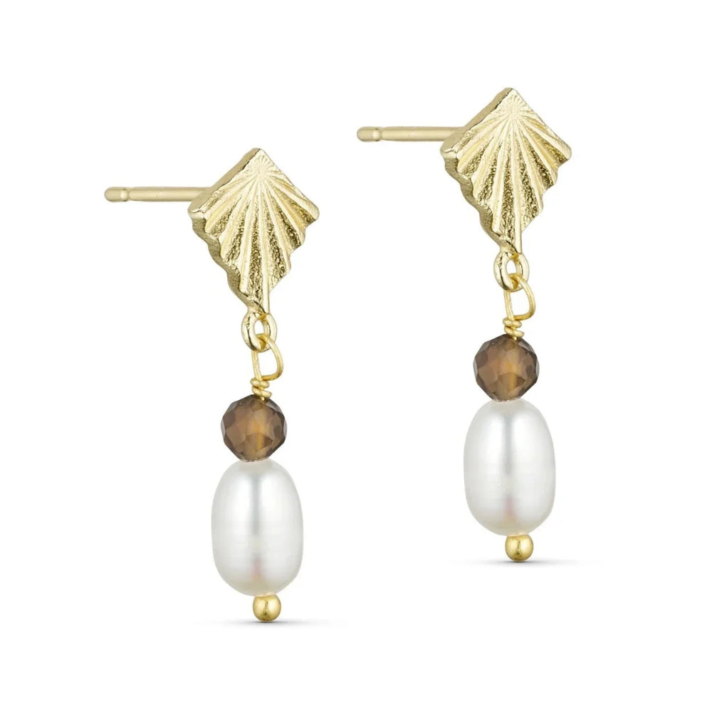 Pure by Nat øreringe – Ellie 45920 (Guld)
