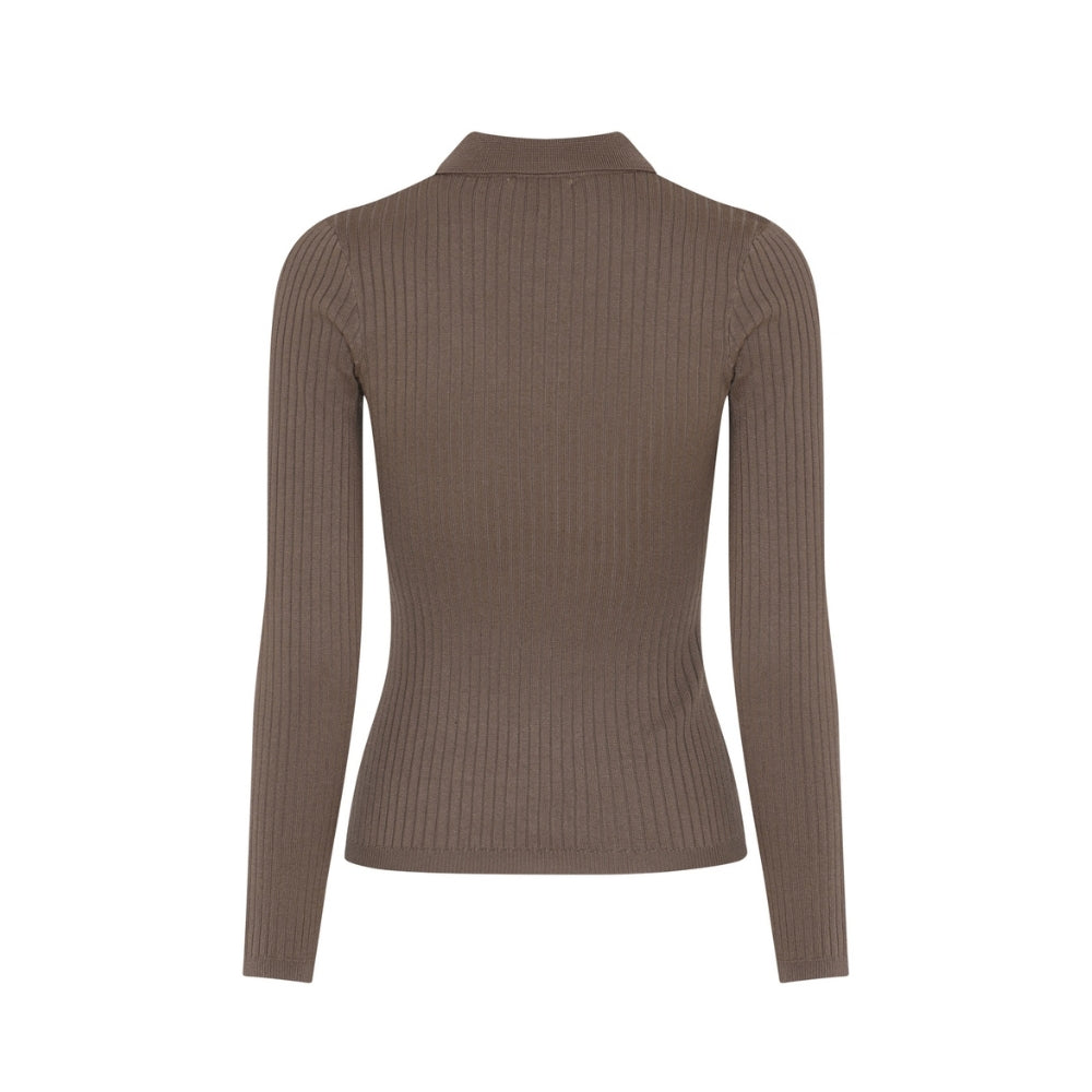 La Rouge polo sweat - Sailor (Lysebrun)