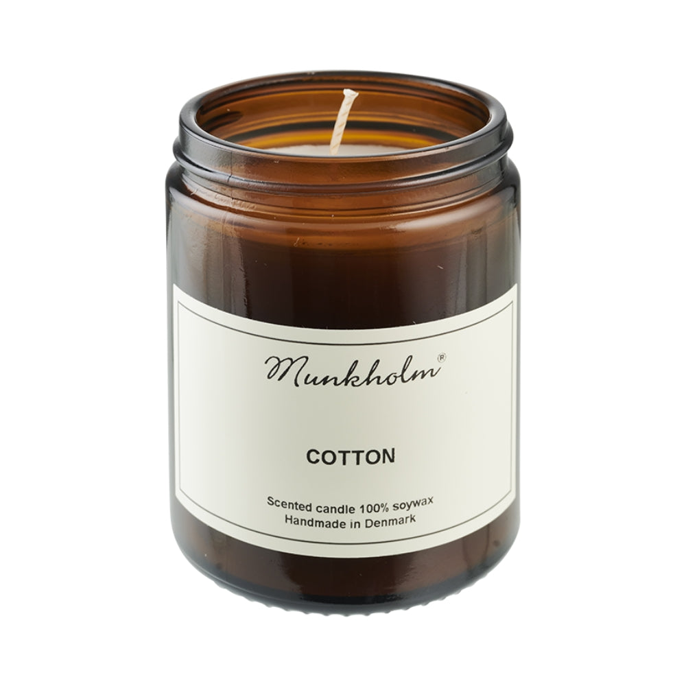 Munkholm– Soya lys i glas 180ml (Cotton)