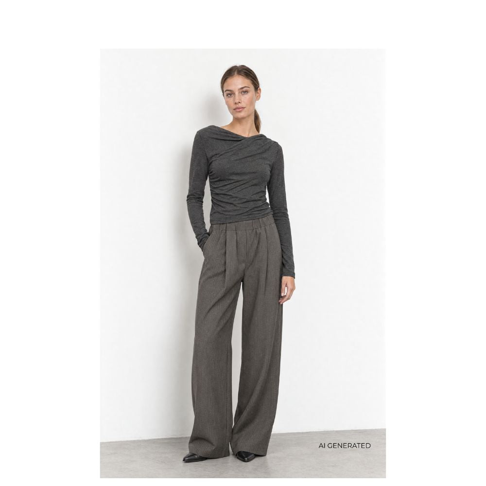 Leveté Room bluse – LR-Unico 1 (Grå)
