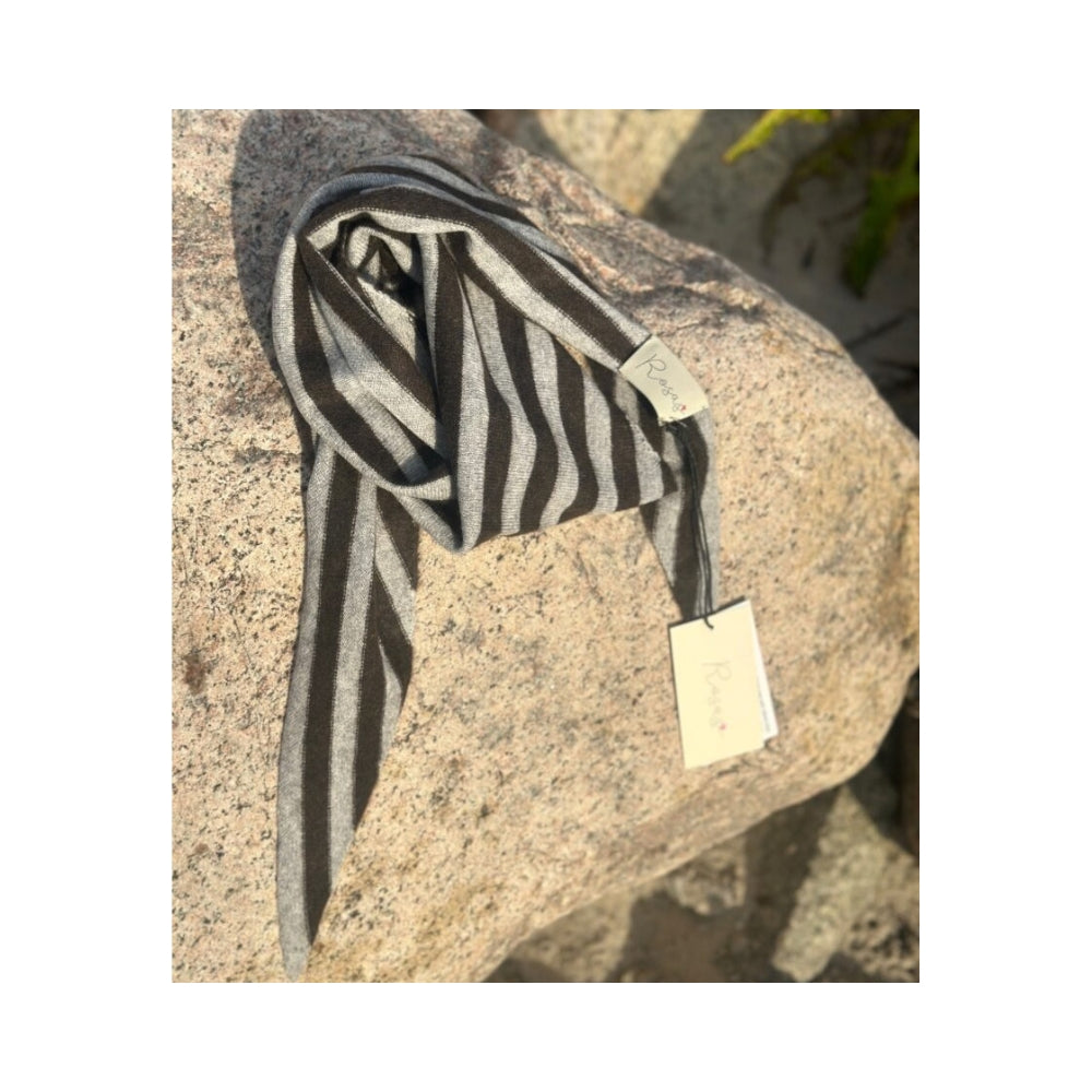 Lulu's Love tørklæde - Cashmere  (Grå/Brun)
