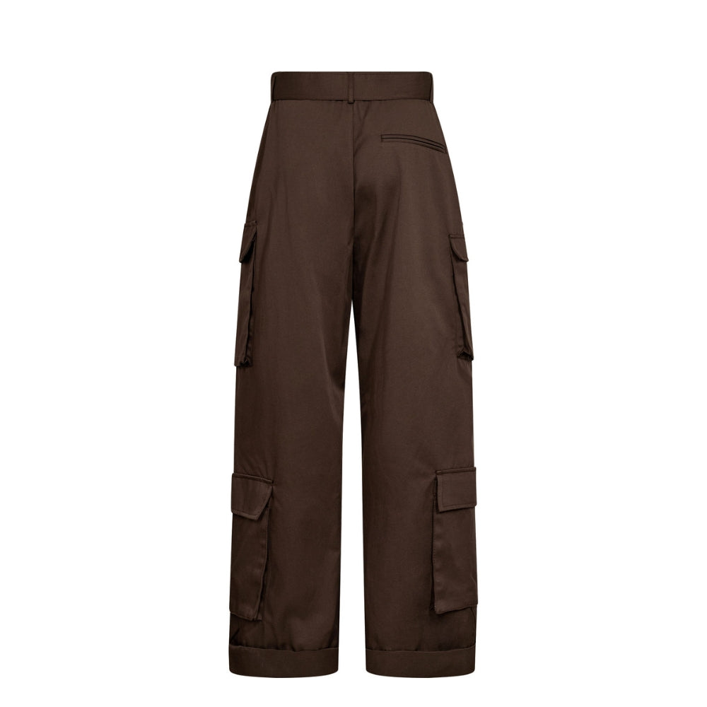 Haute L Amitie cargo bukser - Rabi Cargo Pocket Pant – HL10705 – Mocca