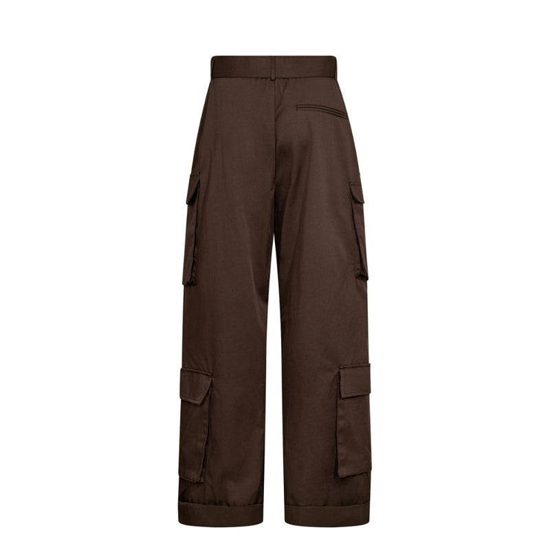 Haute L Amitie cargo bukser - Rabi Cargo Pocket Pant – HL10705 – Mocca