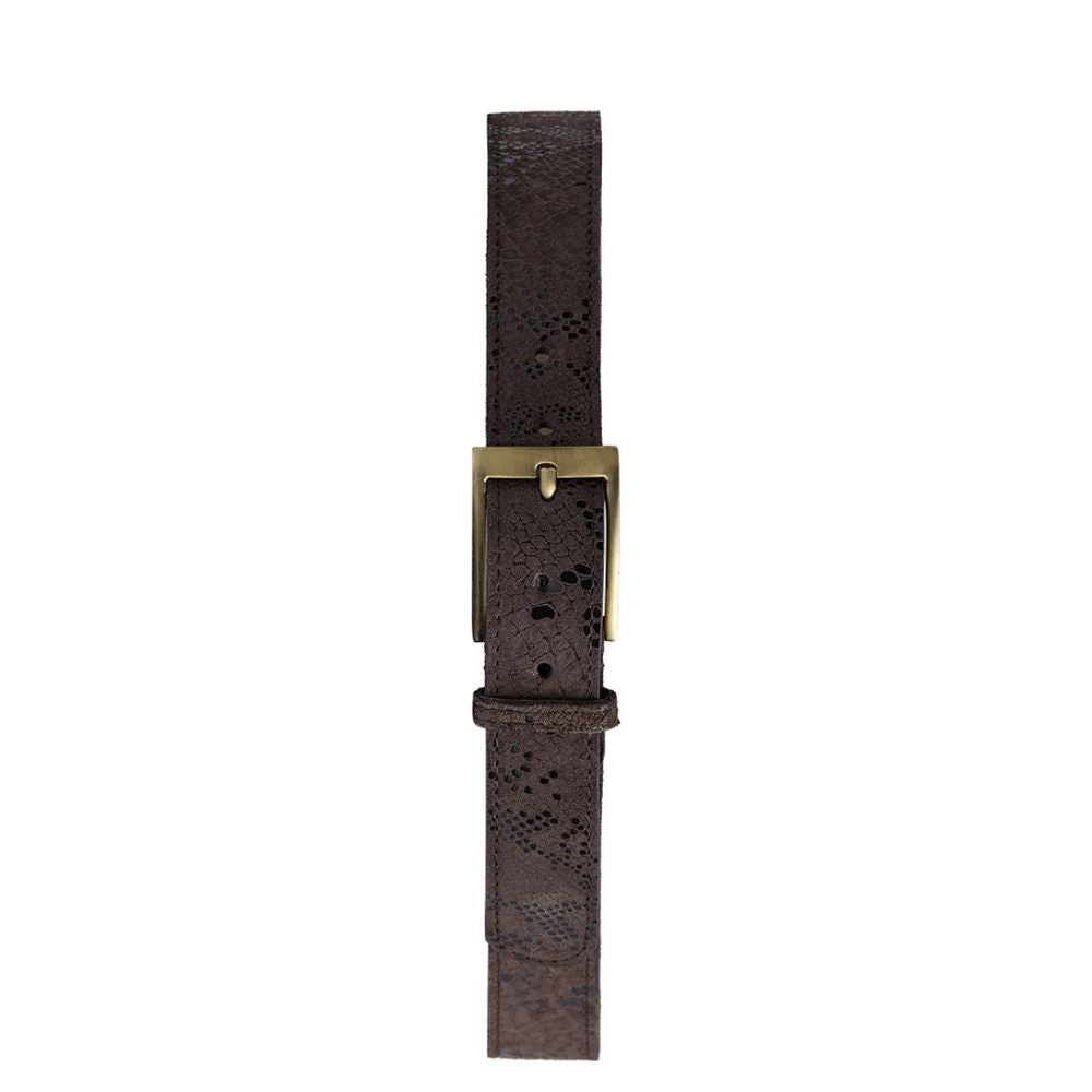 Depeche bælte - Fashion Favourites Belt – 16380 – 340 Mocca Snake 