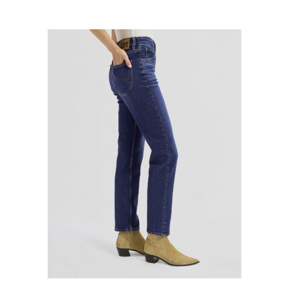 Lee jeans - Carol High Rise Straight Jeans - 112346311 - Dark Humor
