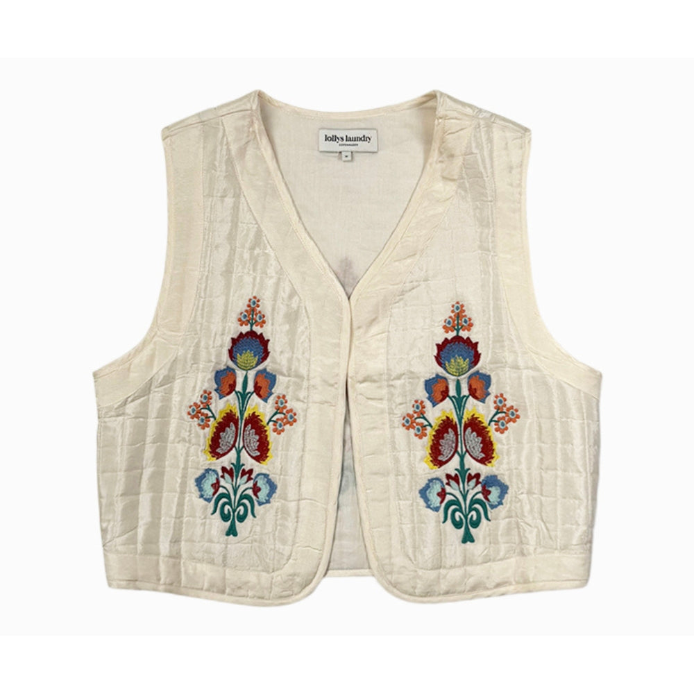 Lollys Laundry Vest – MistLL (Råhvid)