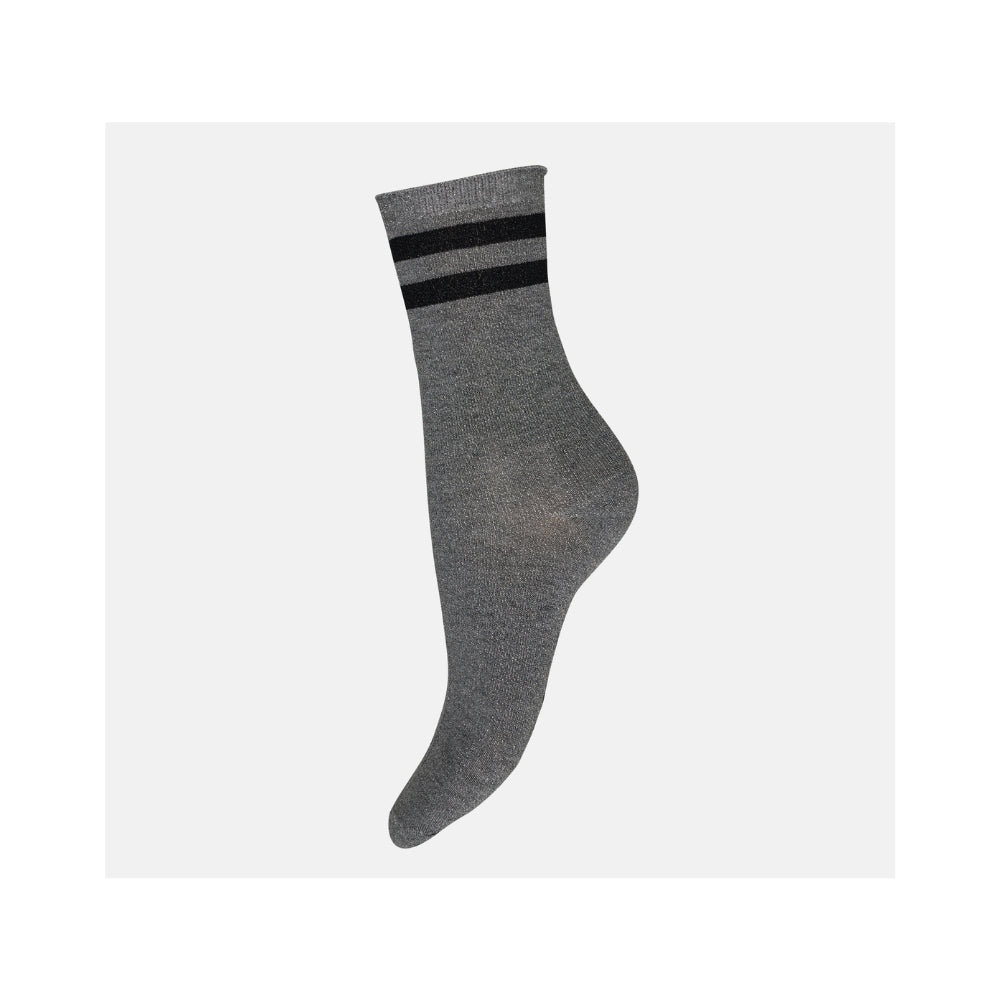Hype the Detail strømper – 3pk 3-21550 (Sort/ Sølv)