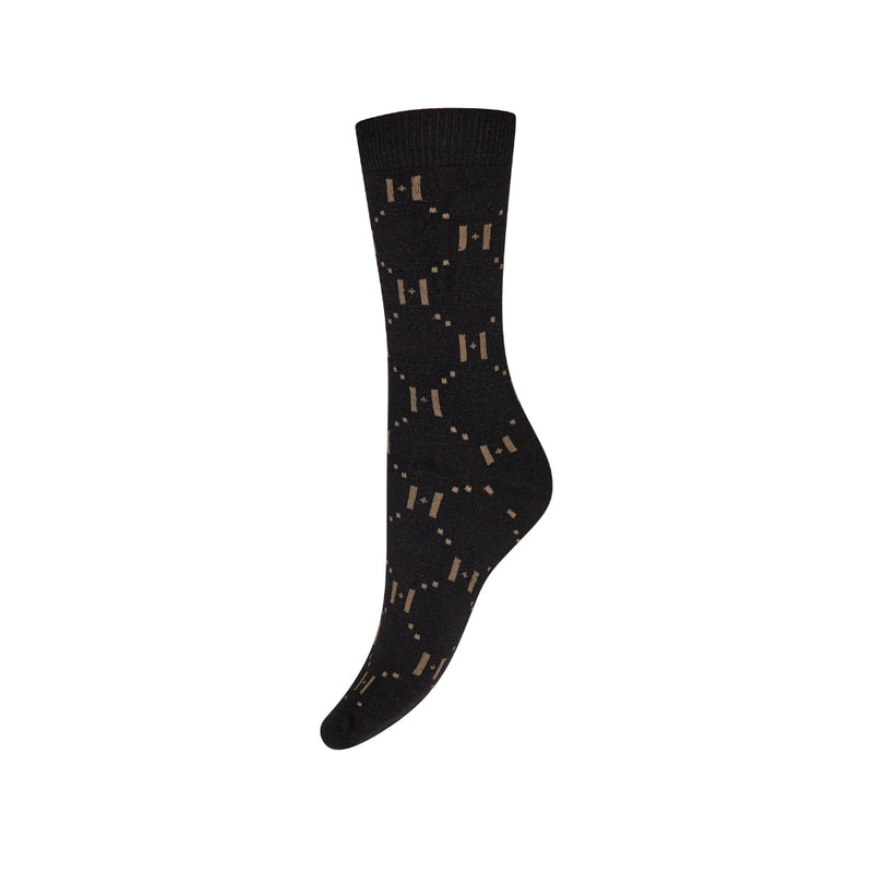 Hype the Detail strømper – 2pk 3-21554-75 (Sand/ Sort)