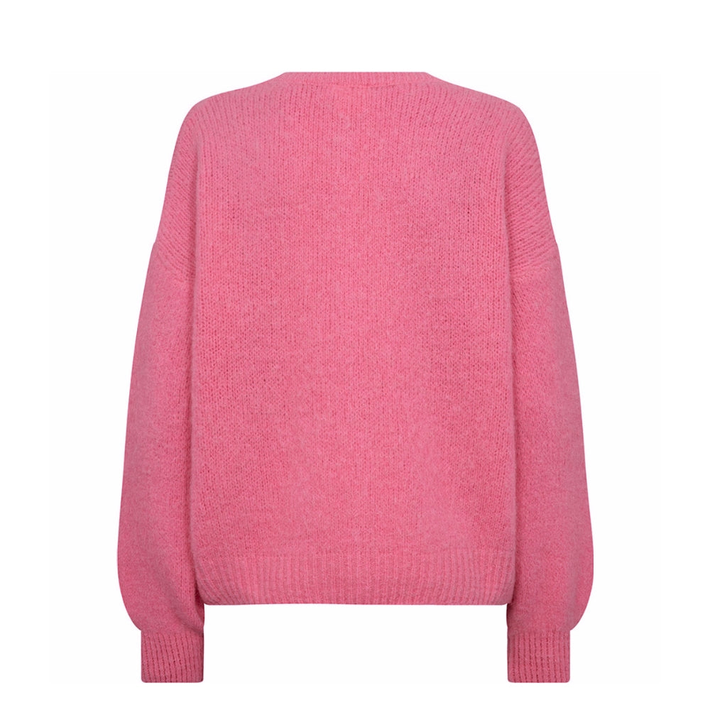 Depeche cardigan - SarahDe Alpaca Cardigan – 100376 – Pink