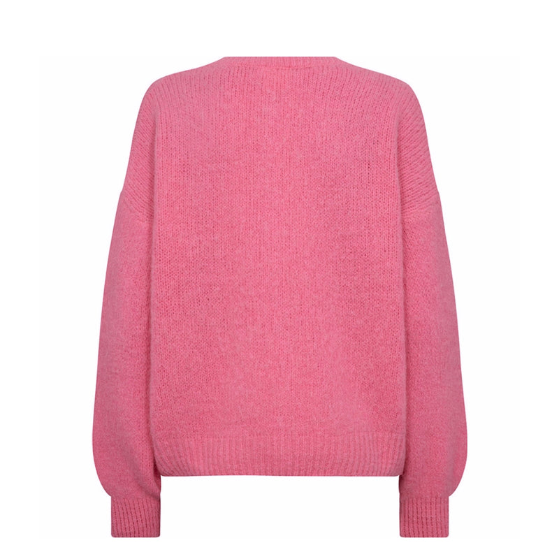 Depeche cardigan - SarahDe Alpaca Cardigan – 100376 – Pink