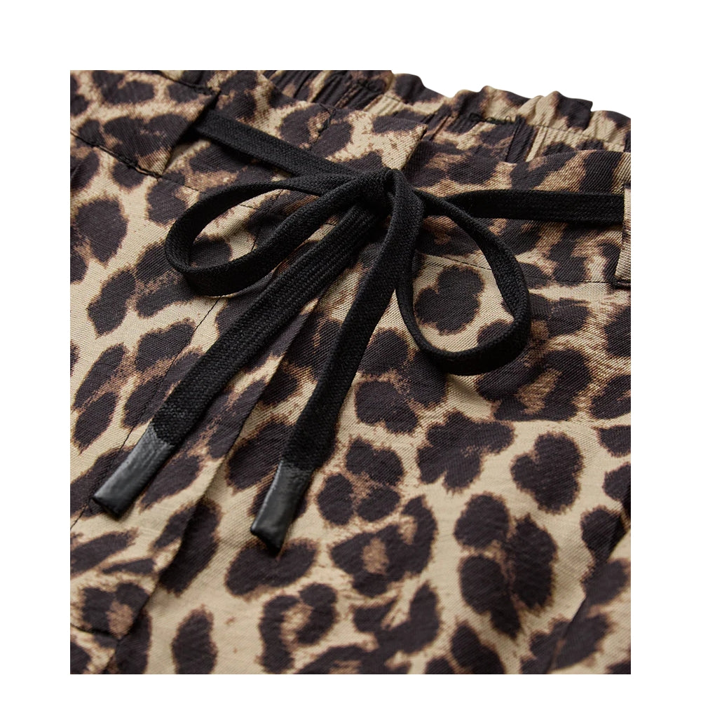 Copenhagen Muse leopard shorts CMGabby shorts - 260190 - Almond Peach w.
