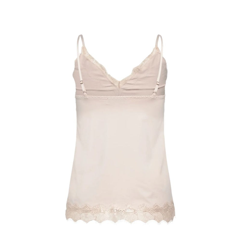 Rosemunde top - RWBridget SL Lace Strap – 102507 – Cacao