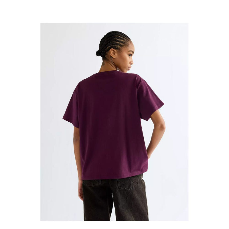 Wrangler t-shirt - Relaxed Girlfriend Tee – 112386828 - Potent Purple