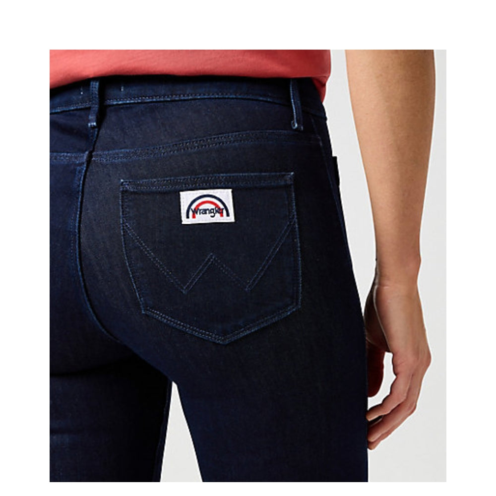 Wrangler jeans - Flare Soft Moonlight - 112362668 - Black