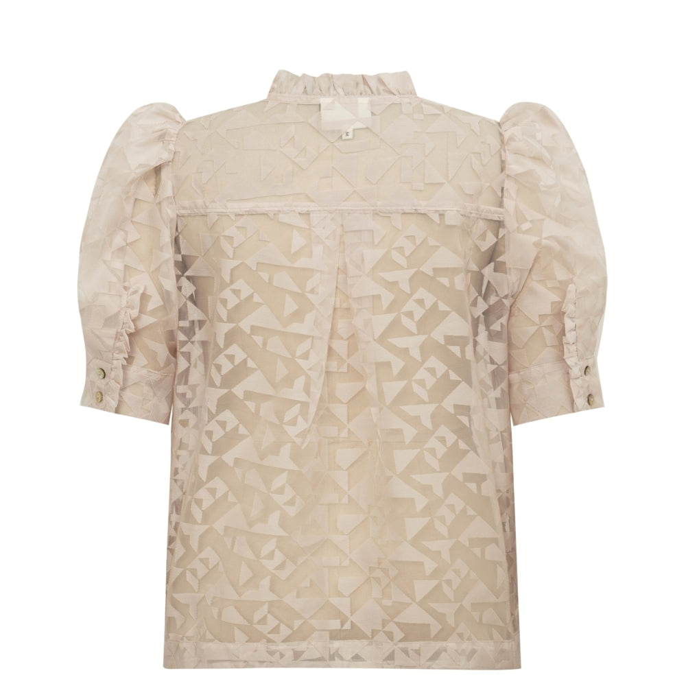 Gossia bluse – AmarGo Ink (Creme)