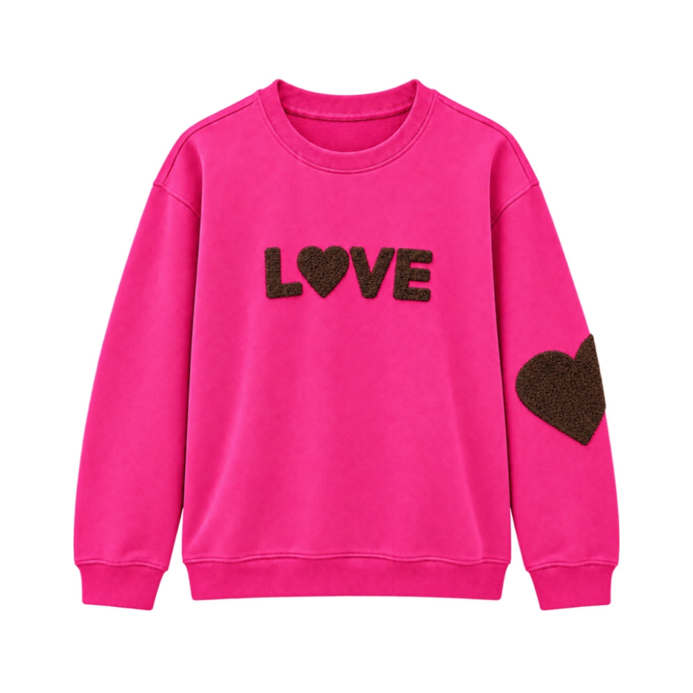 Lulu's Love sweatshirt - Love (Pink)