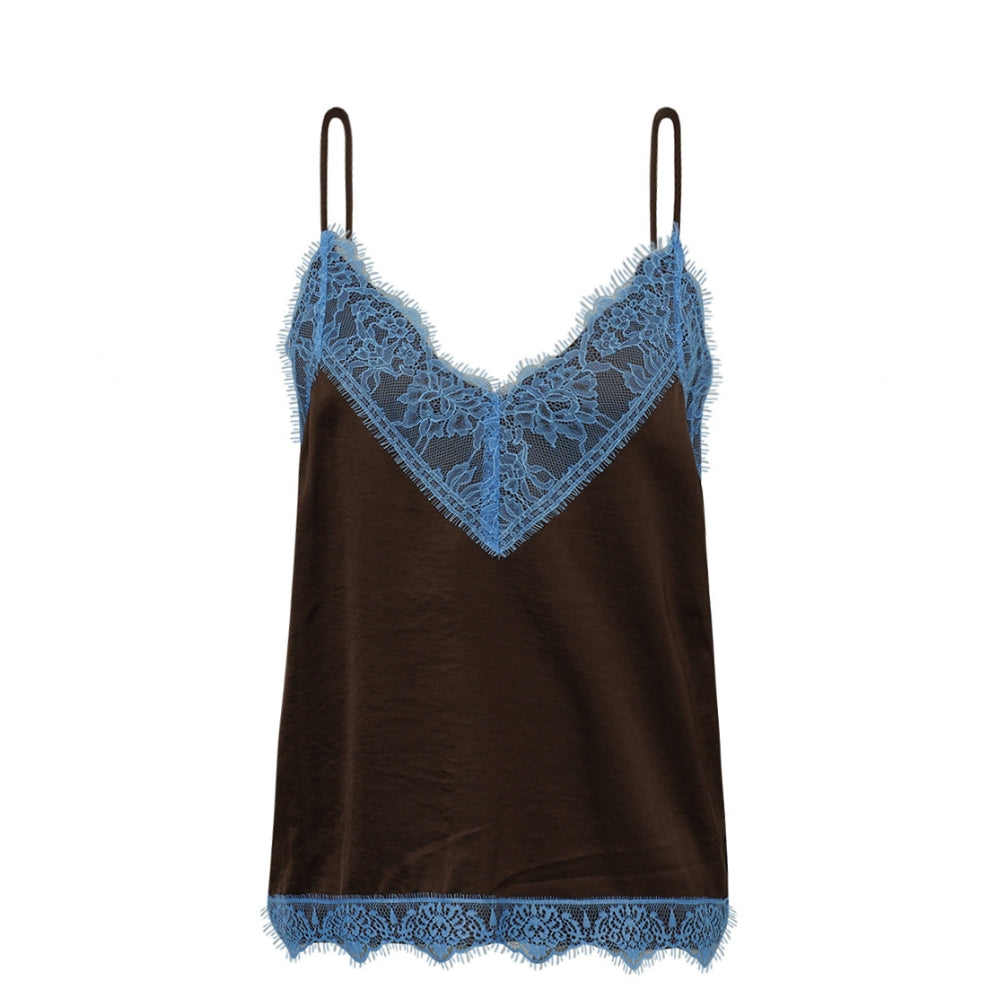 Gossia top - SingGO Top – G2853 – Coffee