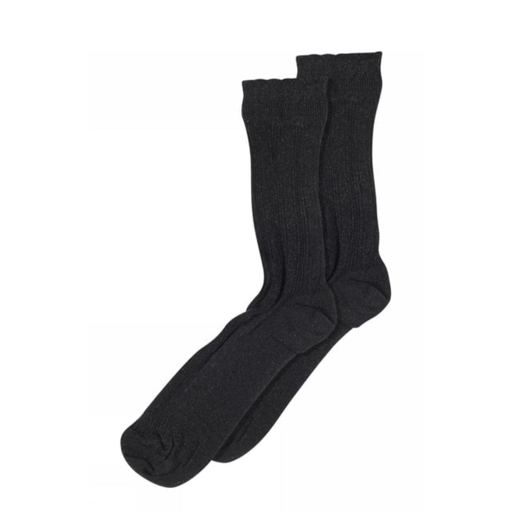 MP Denmark glitter strømper - Julia glitter socks – 59542 - Black 