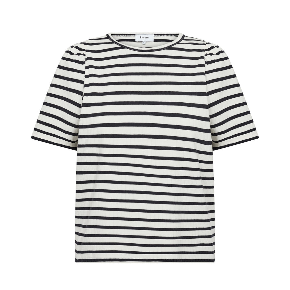 Levete Room t-shirt - LR-Neddie 1 – 201244 - 6995C Dark Navy Combi