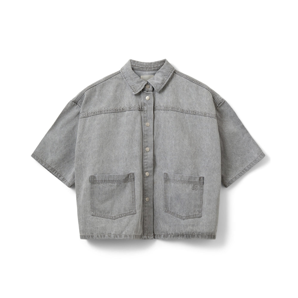 Sofie Schnoor denim skjorte - MelissaSW – S261266 – Stone Grey