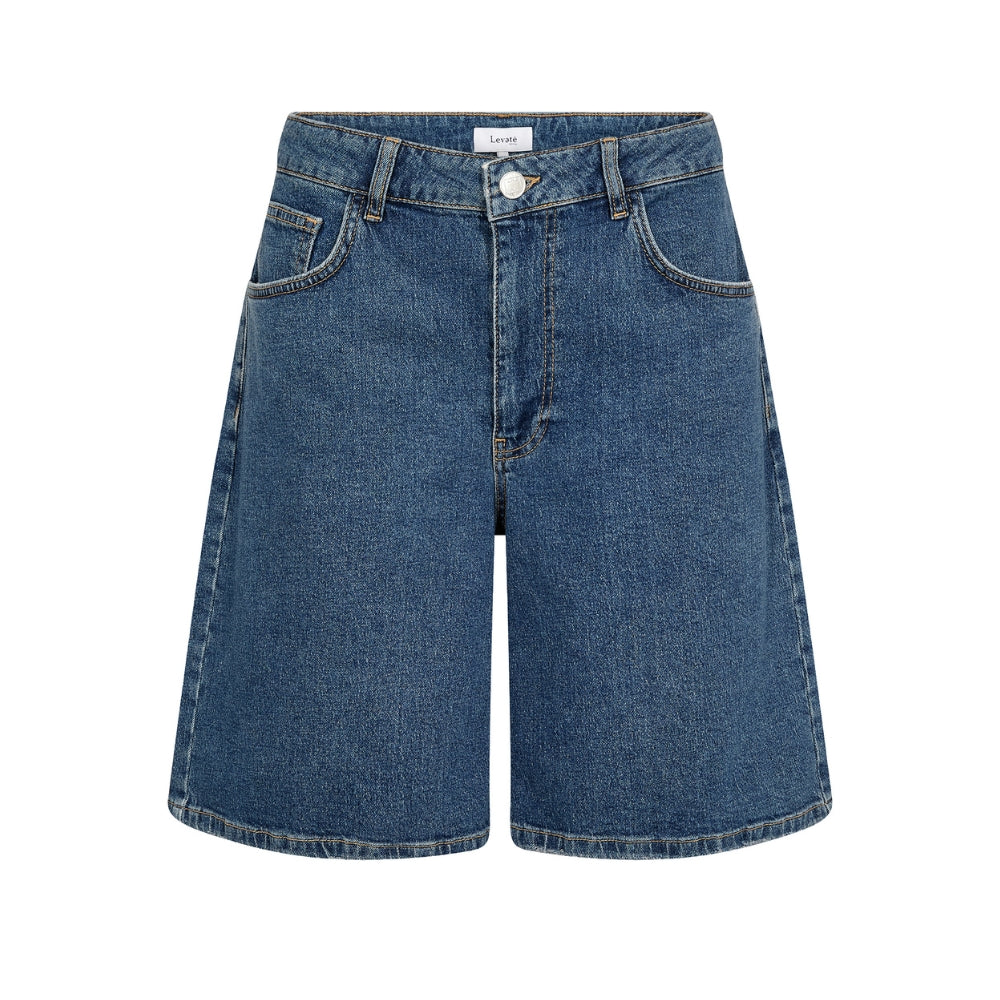 Levete Room denim shorts - LR-Rillo 5 – 201135 – 2627 Sea Blue