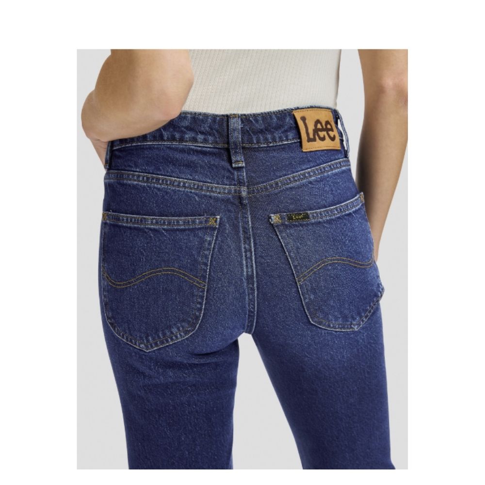 Lee jeans - Carol High Rise Straight Jeans - 112346311 - Dark Humor