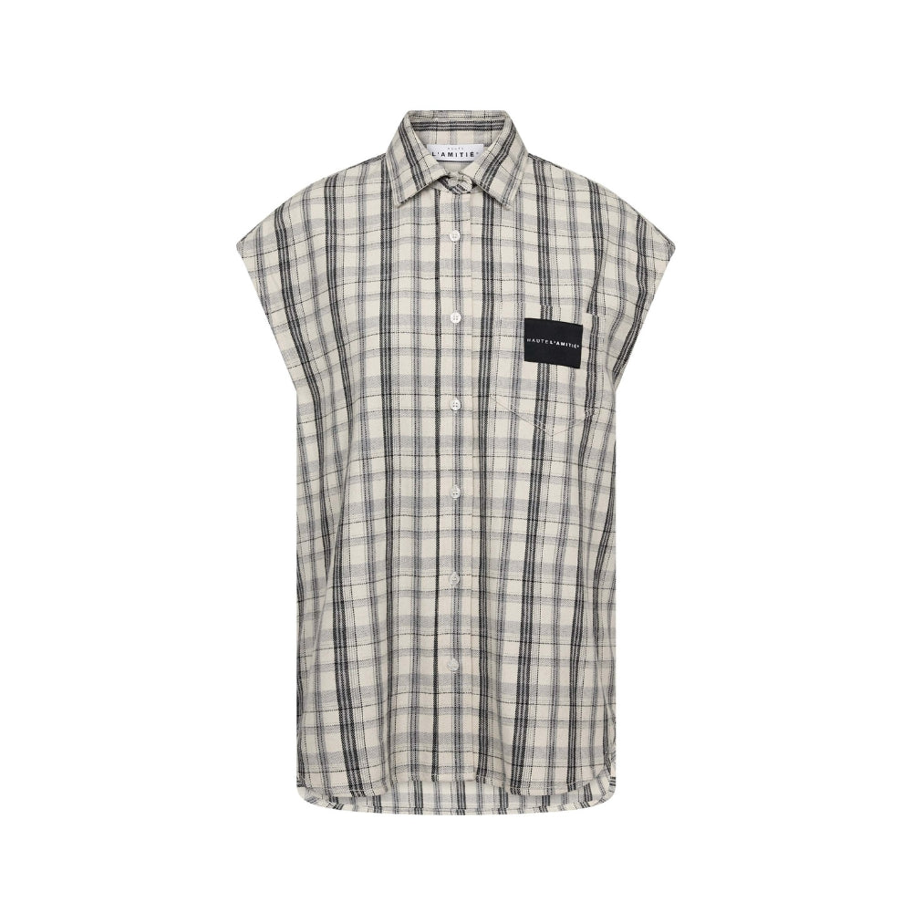 Hauté L’ Amitié skjorte – HL10732 (Grå/Beige)