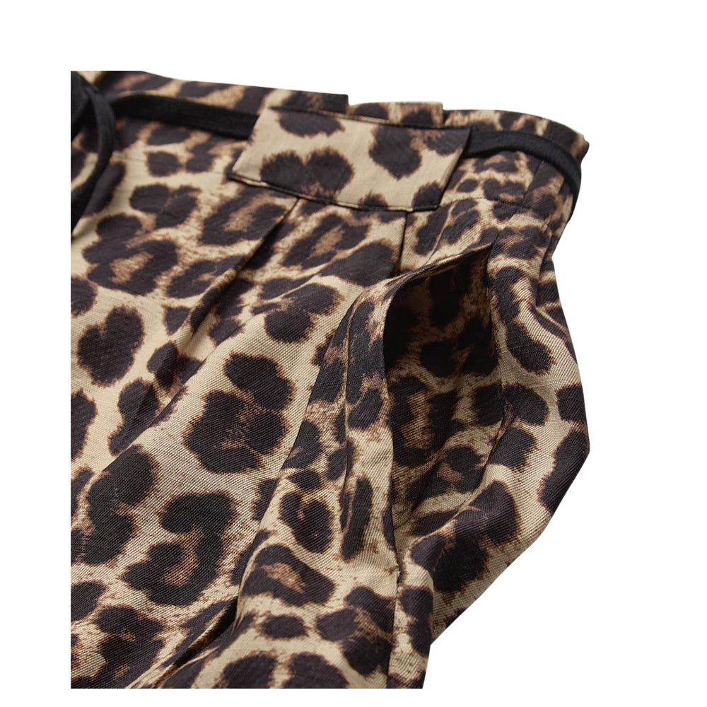 Copenhagen Muse leopard shorts CMGabby shorts - 260190 - Almond Peach w.