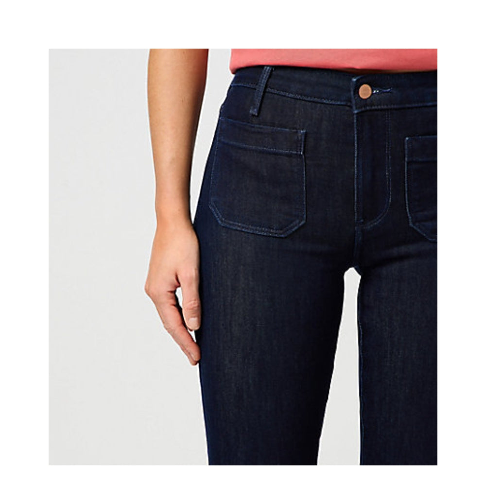 Wrangler jeans - Flare Soft Moonlight - 112362668 - Black