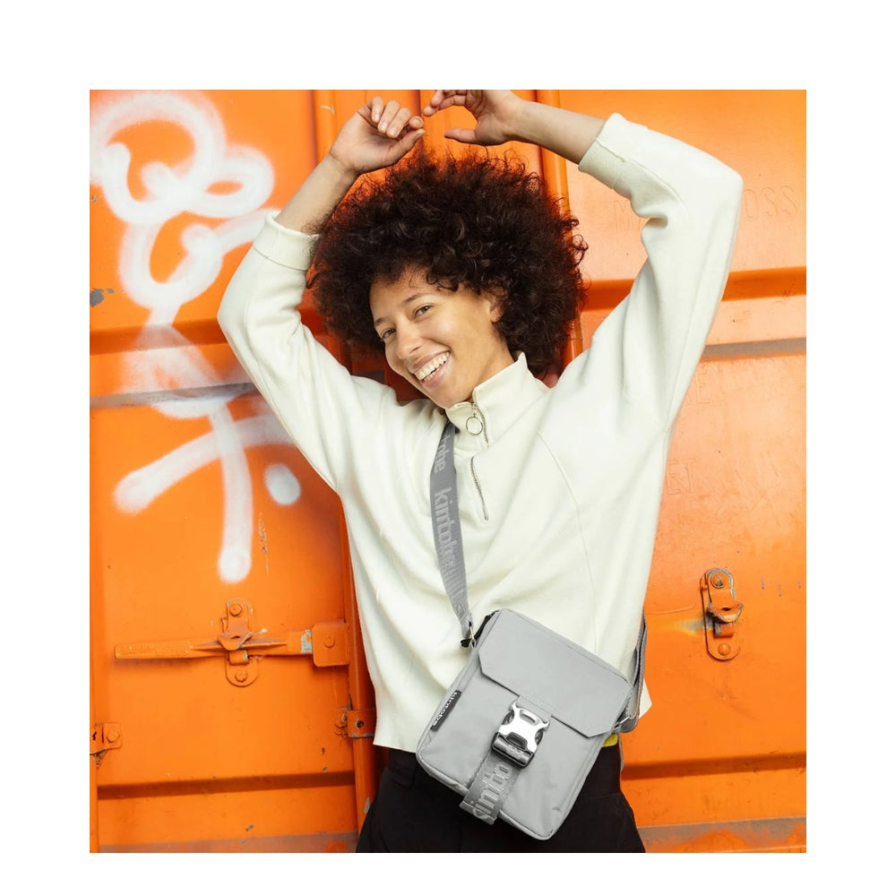 Grå Kintobe taske - Cross body - NICO - Chrome Grey