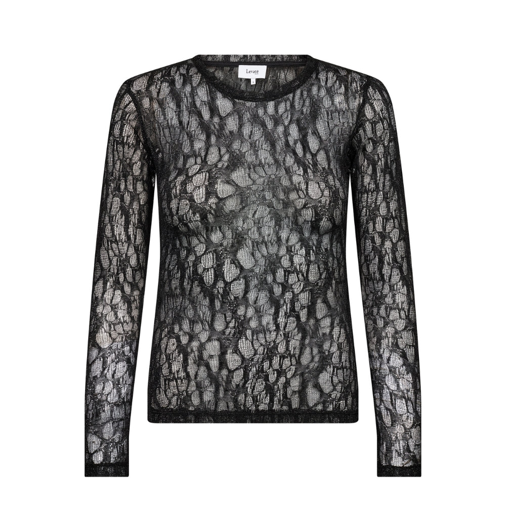 Leveté Room bluse – LR-Urina 1 (Sort)