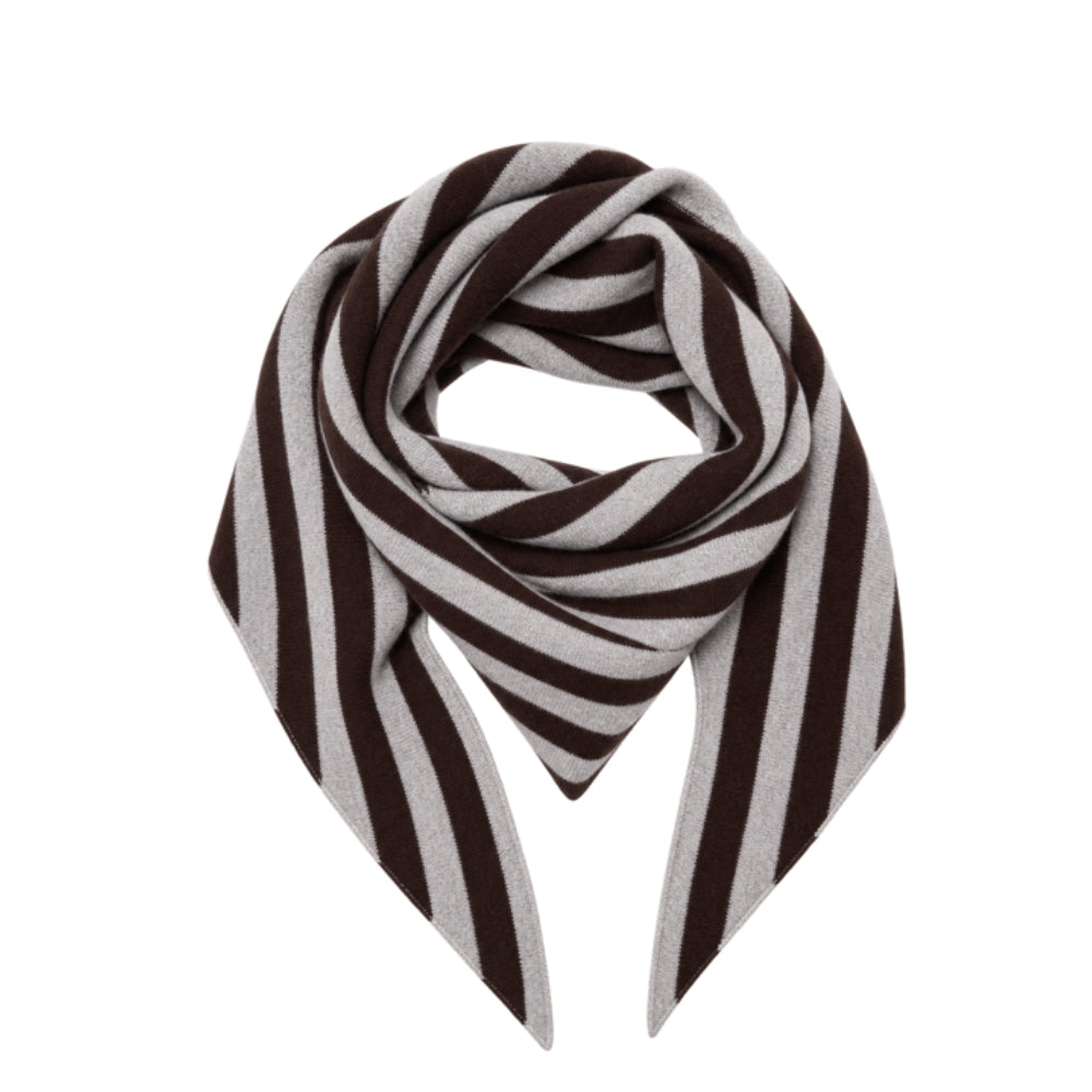 Lulu's Love tørklæde - Cashmere  (Grå/Brun)